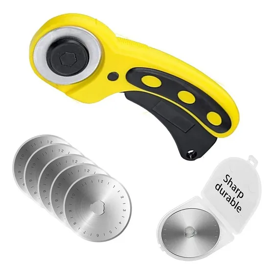 Tijera Cortador Tela Cutter Rotativo 45mm + Cuchillas