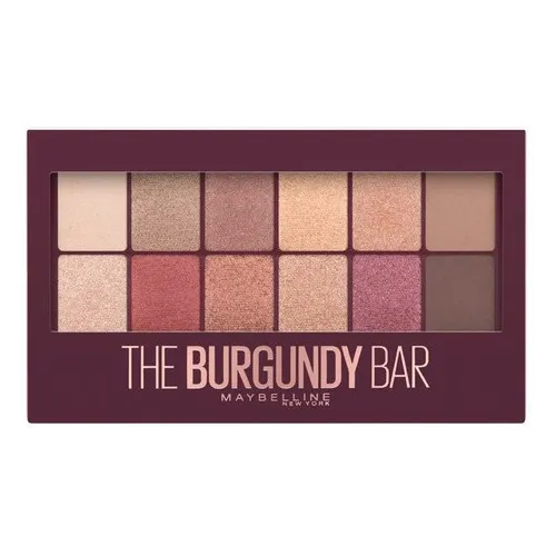 Paleta De Sombras Maybelline The Burgundy Bar Palette