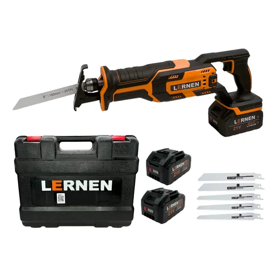Sierra Sable Reciproca Pro Inalámbrica Lernen + Accesorios