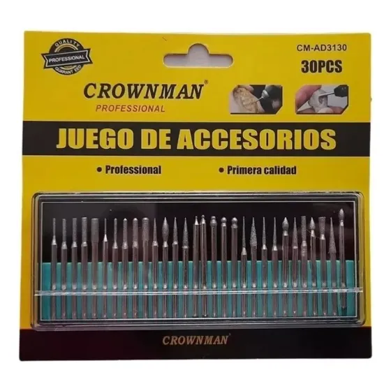Juego Puntas O Brocas Diamantadas Para Dremel 30 Piezas