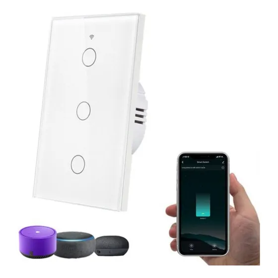 Interruptor Inteligente Sin Neutro Wifi Triple