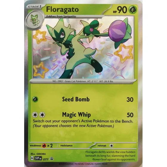 Pokémon Tcg Floragato 077 Shiny Rare (svp)