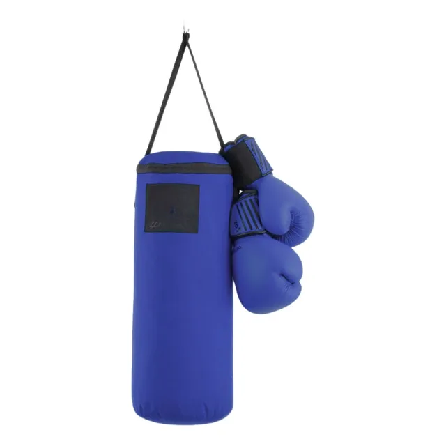 Saco De Box Para Y Guantes Para Niños Color Rojo Y Azul