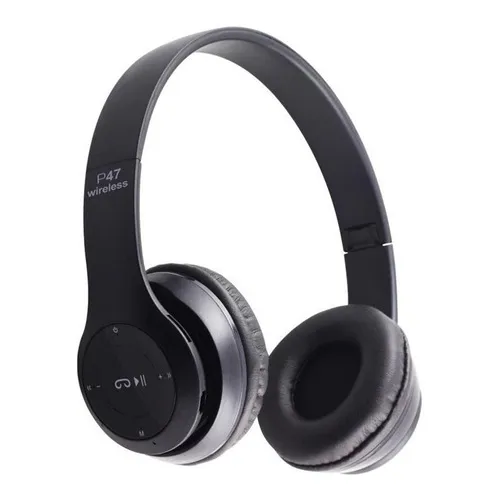 Auriculares Bluetooth ajustables para correr, entrada MP3 P2, color negro
