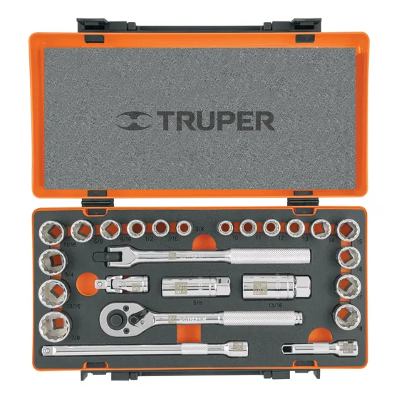 Juego De Herramienta Mixto Copas 25pz 3/8 Truper