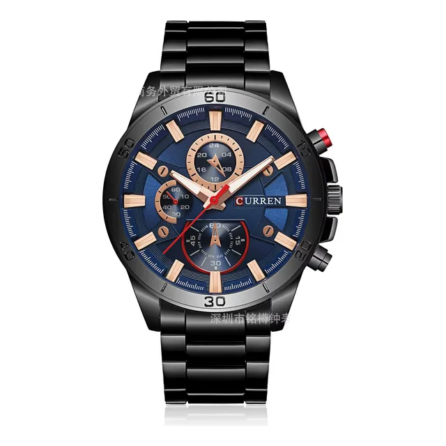 Reloj De Hombre Casual Curren 8275 Diseño Clásico Moderno