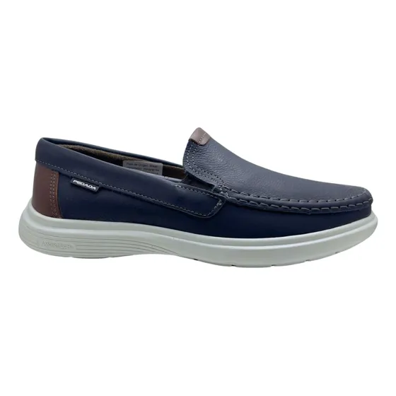 Zapato Mocasin Casual De Cuero Para Hombre Pegada