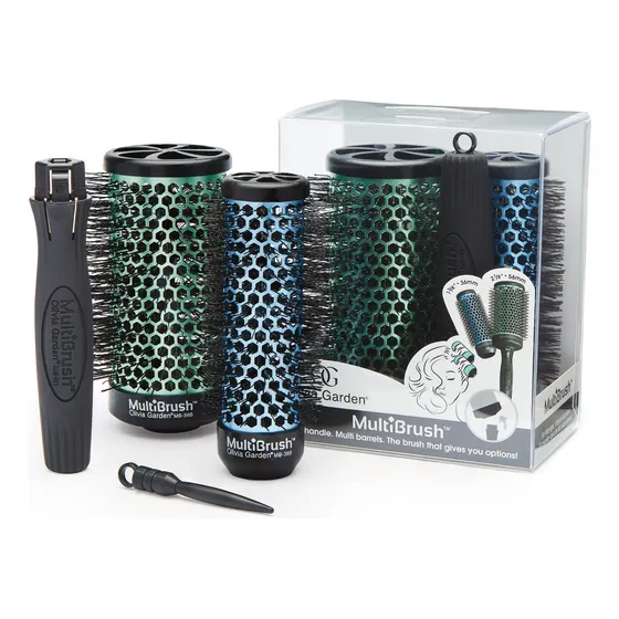Cepillo De Pelo Olivia Garden Multibrush, Lápiz Térmico Desm