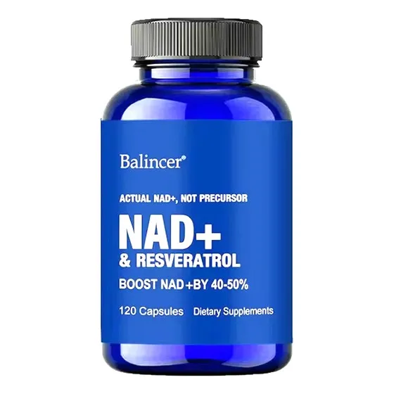 Nad+ Resveratrol 120 Caps Vitamina B3 Longevidad Sabor Sin Sabor