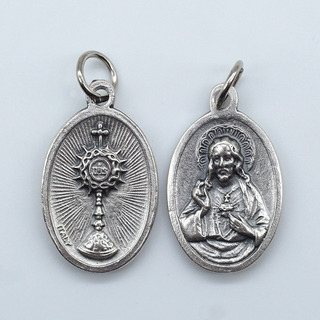 Medalla De La Eucaristía Y Sagrado Corazón De Jesús X 10 Uni Medalla De La Eucaristía Y Sagrado Corazón De Jesús X 10 Uni