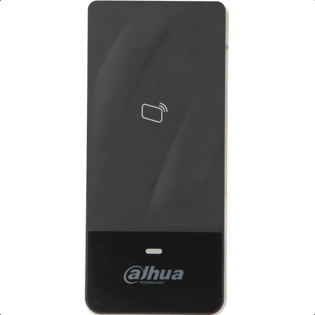 Controlador Lector Mifare Ip66 Indicador Led Dahua Asr1200e Color Negro