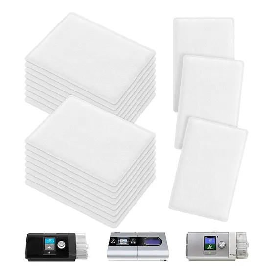 50 Piezas Filtros Cpap Y Bipap Resmed Air-sense Air-curve
