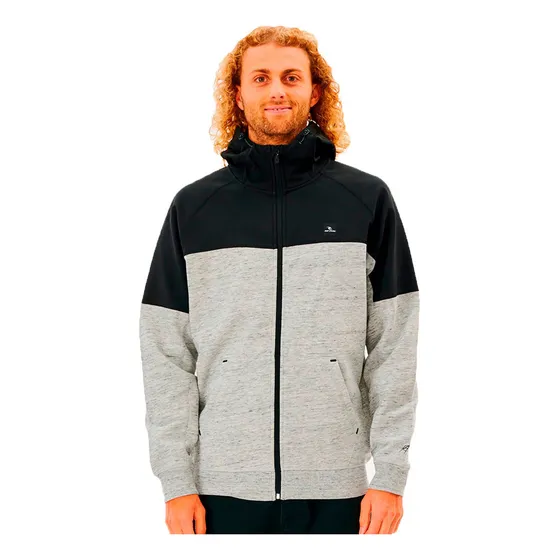 Campera Rip Curl Lifestyle Hombre Anti Viral Negro-gris Blw