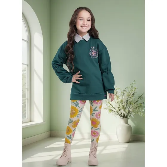 Buzo Deportivo Y Calza Niña - Gepettos -1199