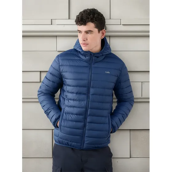 Chaqueta Acolchada Para Hombre Azul Colorout Totto Full