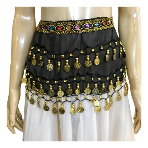 Lenço de quadril Belly Dance Belly Dance para mulheres, cor Zumba