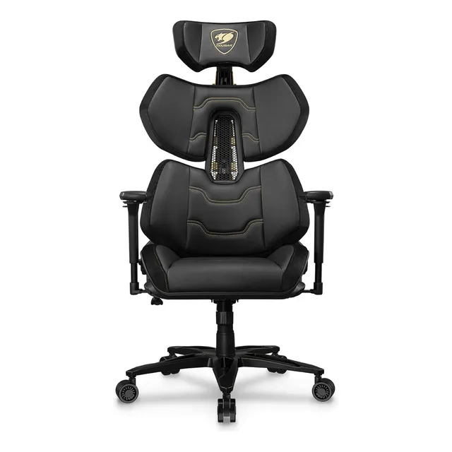 Silla Gamer Cougar Terminator Elite 135kg Royal Color Dorado oscuro Material del tapizado Algodón