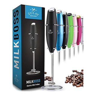 Zulay Original Milk Frother Handheld Foam Maker For Lattes - Zulay Original Milk Frother Handheld Foam Maker For Lattes -