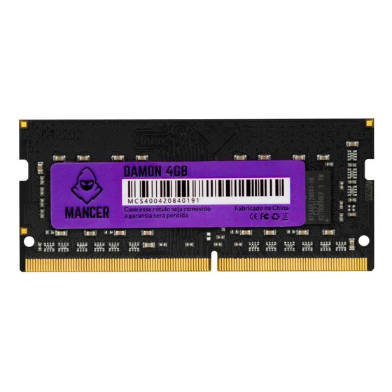 Memoria Notebook Mancer Damon 4gb Ddr4 2666 C19 Mcr-dmn-4gb