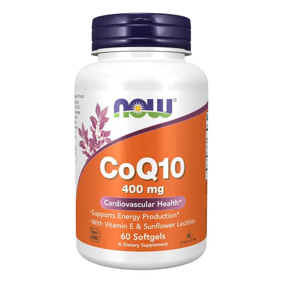 Suplemento Coq10 400mg 60 Capsulas Now Foods