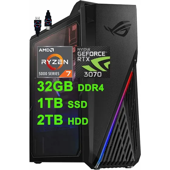 Rog Strix Ga15 Computadora Escritorio Para Juego I Amd 8 7 +