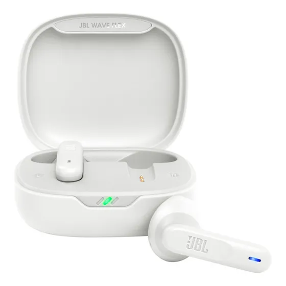 Audifonos Inalámbricos Jbl Wave Flex Jblwflexwht Blancos