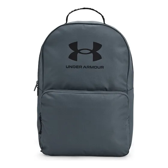 Mochila Under Armour Loudon Cor Cinza Desenho do tecido Liso com UA Logo e nome da marca