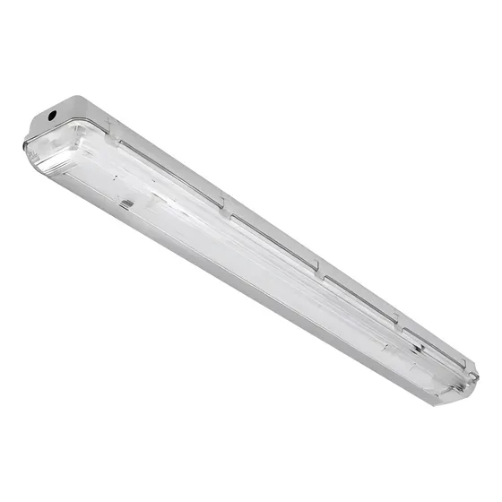 Base Para Tubo Led Antipolvo 2x120cm