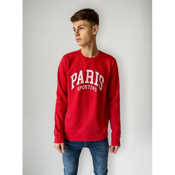 Buzo Eiffel Paris Rojo Refans A+ Positivo