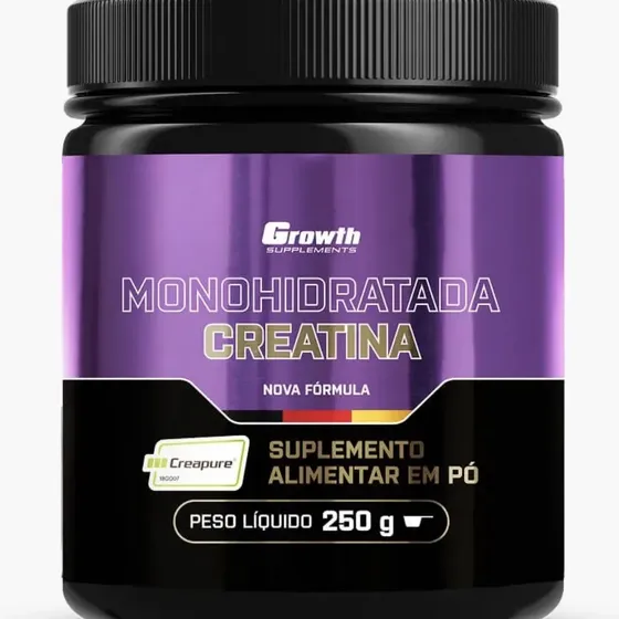 Creatina Creapure 250g - Growth Supplements Sem Sabor