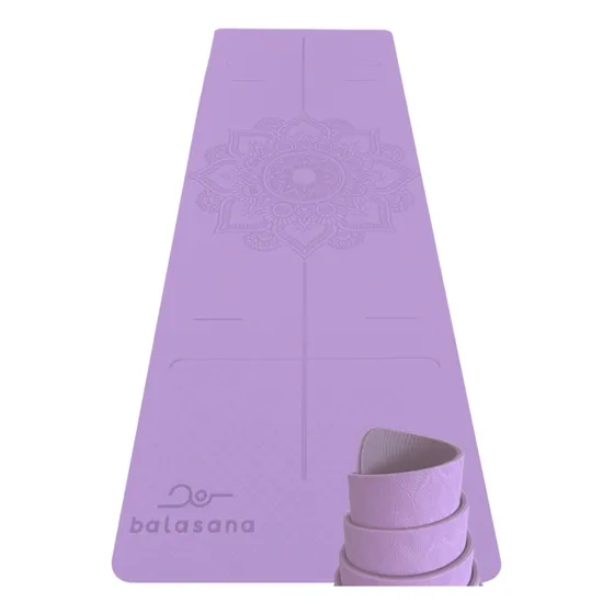 Mat Tpe Doble Capa, Lila Flor 6mm