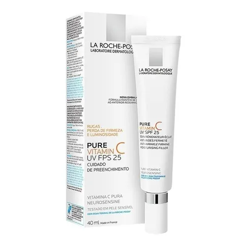 Pure Vitamin C Uv Fps 25 La Roche Posay Antiarrugas 40ml Tipo de piel Sensible