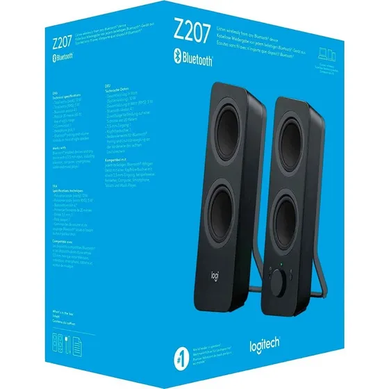 Parlante Logitech Z207 Color Negro