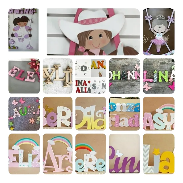  Colgante Para Puerta Dormitorio. Nombres, Decoración