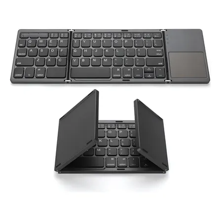 Teclado Bluetooth Inalámbrico Touchpad Plegable