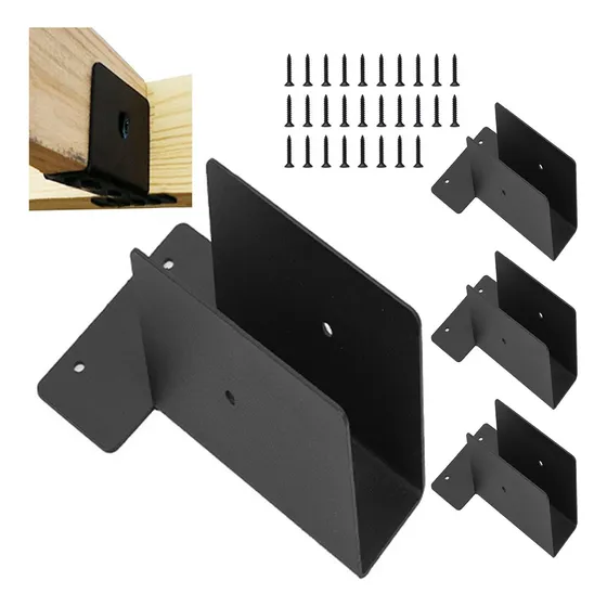 Kit De Pérgola De Madera Soportes De Pérgola De Acero 4 Cone