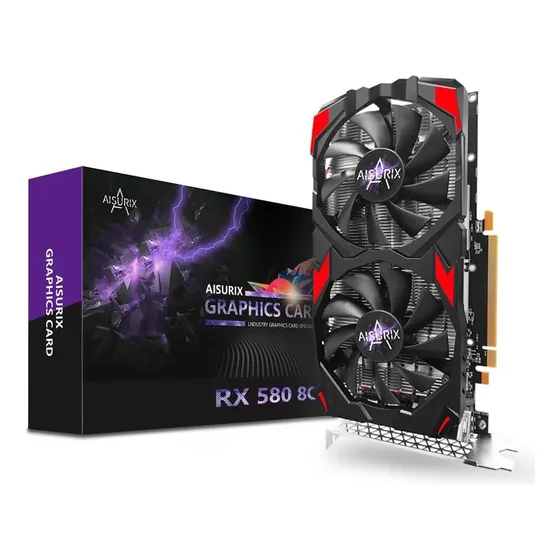 Kelinx Aisurix Rx 580 Tarjeta Gráfica 2048sp 8gb Gddr5
