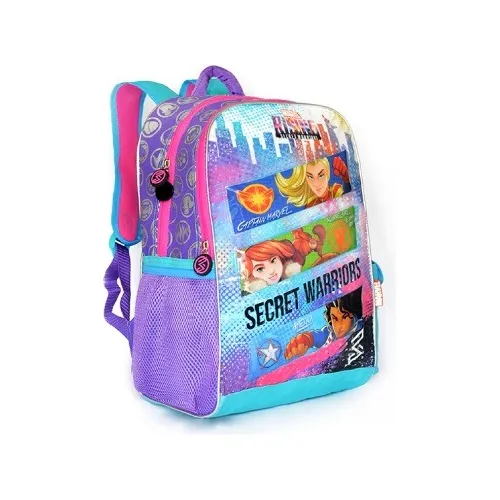 Morral Bolso Escolar Grande Para Niña Marvel Rising Capi