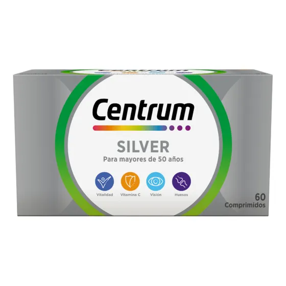 Suplemento Vitaminico Centrum Silver X 60 Comp