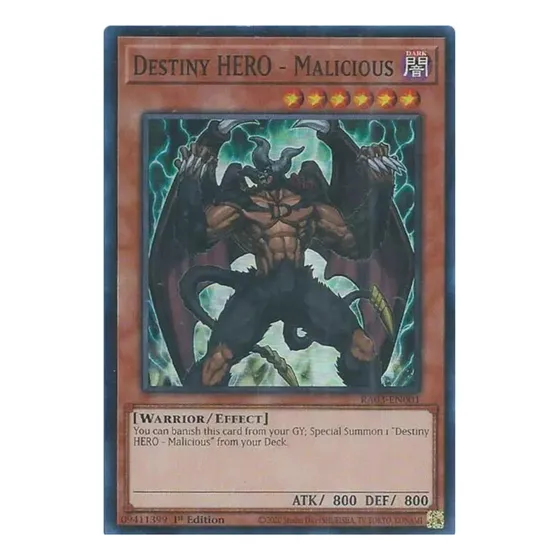 Yugioh! Destiny Hero - Malicious
