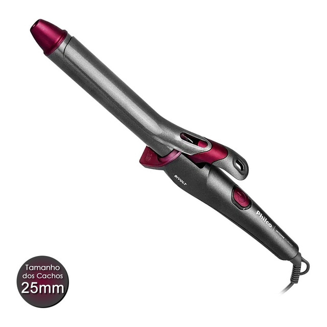 Modelador De Cachos Babyliss Pec15 Philco 25mm Intense Curves 220°c 127/220v Modelador De Cachos Babyliss Pec15 Philco 25mm Intense Curves 220°c 127/220v