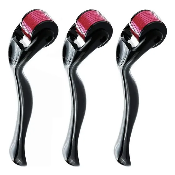 Dermarroller Por 3 Und,  Titanio (0.5mm)(1.0mm)(2.0mm)