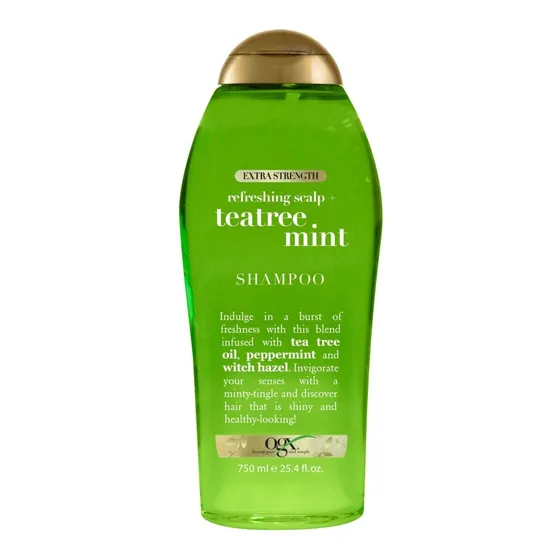 Ogx Shampoo Refreshing Scalp + Tea Trea Mint 750 Ml