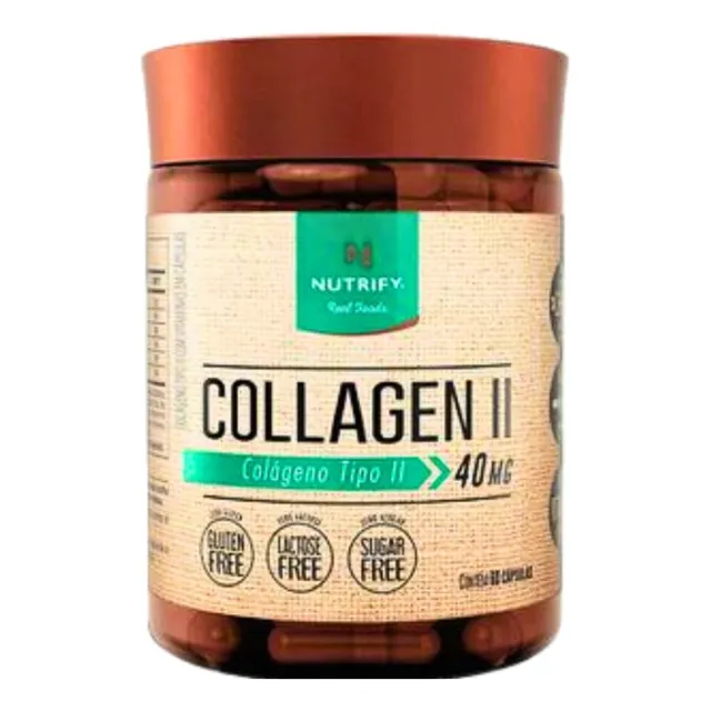 Colágen 2 Colageno Tipo Ii 40mg 60 Capsulas Nutrify