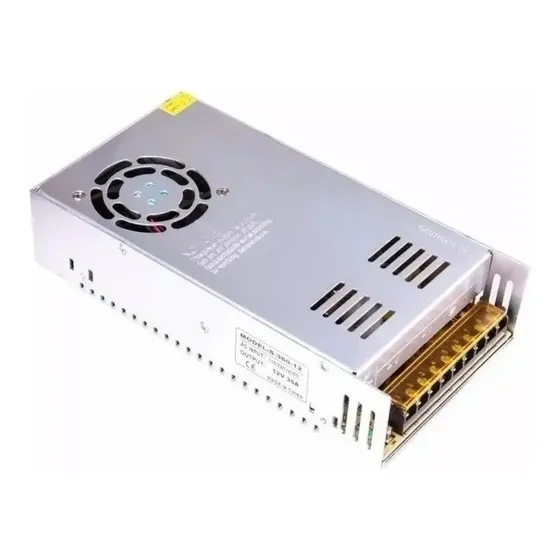 Fuente De Poder 12v 30a 360w Cintas Led Cámaras Switching