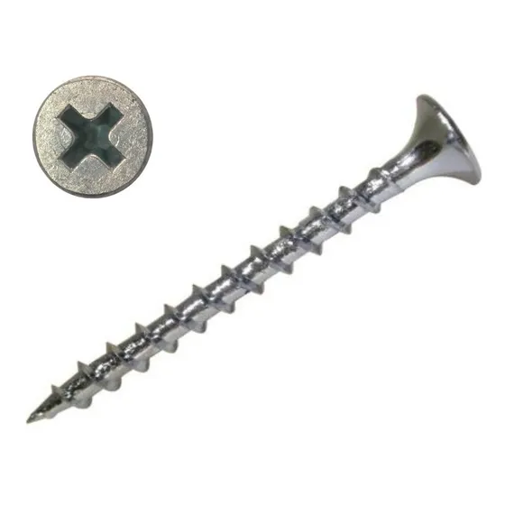 Tornillo Volcanita Crs 6x1-5/8 Zincado - Caja 100 Unidades