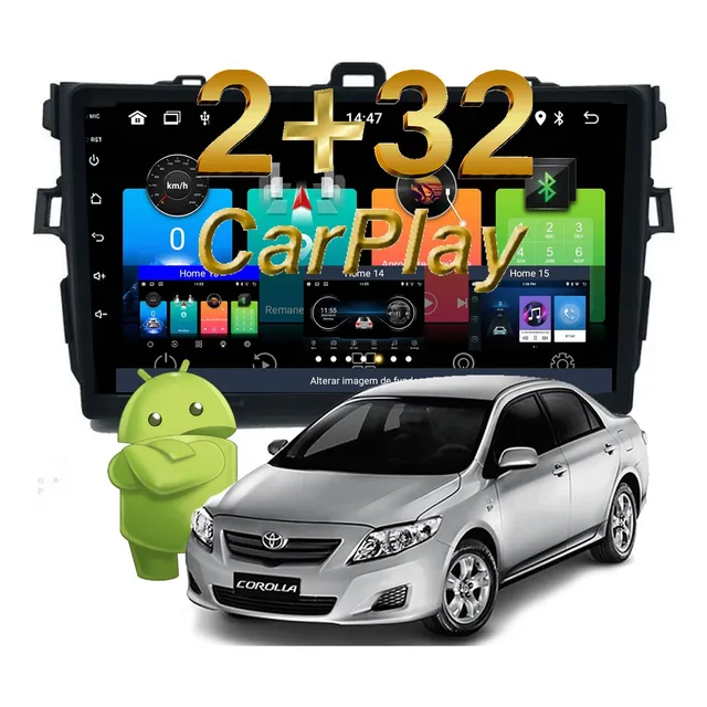 Multimidia Corolla 2008 2009 2010 2011 2012 2013 Android 11