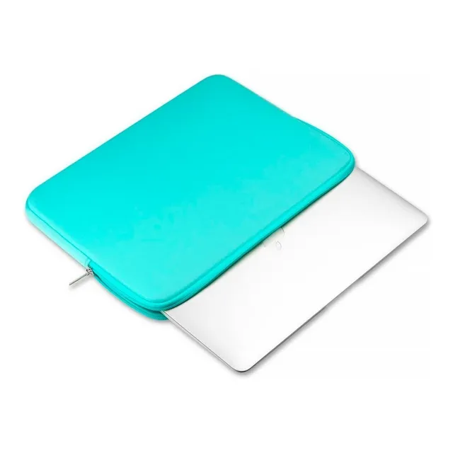 Funda Estuche De Neopreno Notebook Laptop 11'' Verde Agua