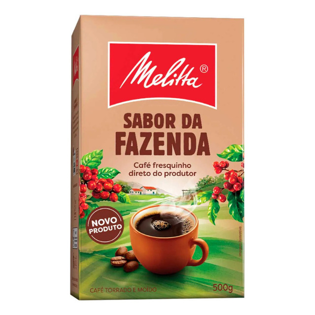Café Torrado E Moído Sabor Da Fazenda Pacote 500g Melitta Café Torrado E Moído Sabor Da Fazenda Pacote 500g Melitta