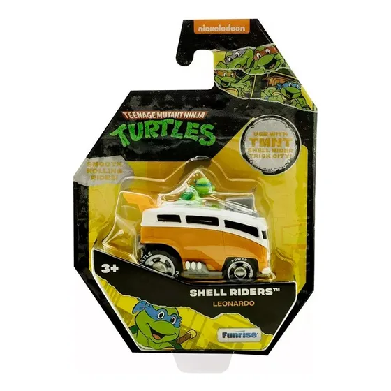 Mini Autos Tortugas Ninja Shell Riders Leonardo 71048 C
